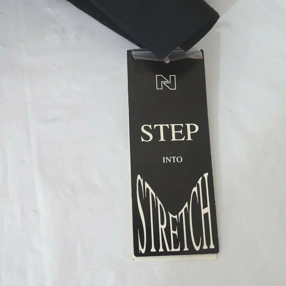 Nygard Blazer Jacket Women Size 6P Black Rayon Wool Long Sleeve Career NEW Vtg - Picture 7 of 8